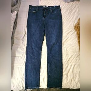 LEVI'S 721 High Rise Skinny Size 33 Women's Blue Jeans.
